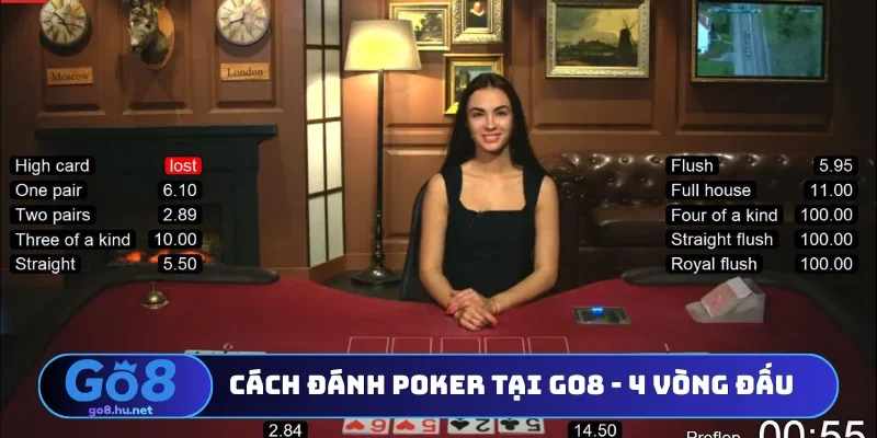 Cách đánh poker tại Go8