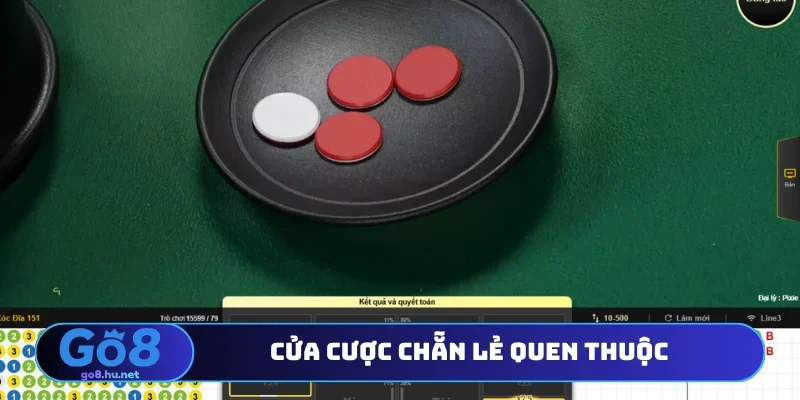 Cửa cược chẵn lẻ quen thuộc