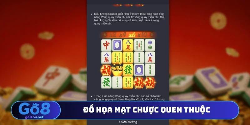 Đồ họa mạt chược quen thuộc