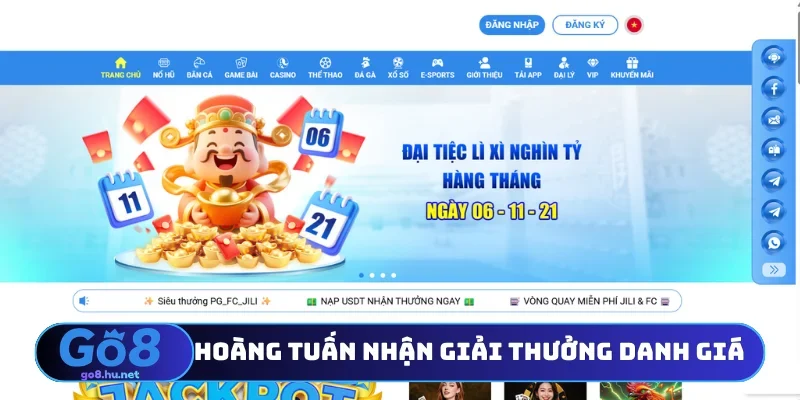 Hoàng Tuấn nhận giải thưởng danh giá