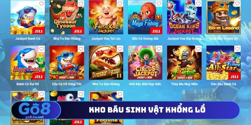 Kho báu sinh vật khổng lồ