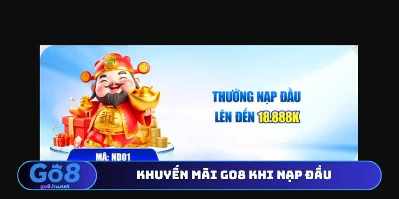 Khuyến mãi Go8 khi nạp đầu