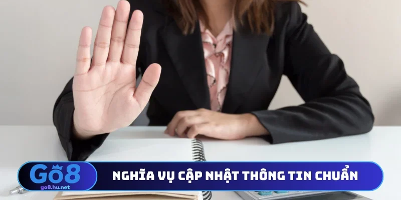 Nghĩa vụ cập nhật thông tin chuẩn