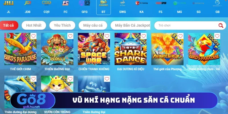 Vũ khí hạng nặng săn cá chuẩn